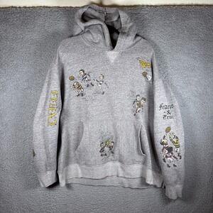 Polo Ralph Lauren AOP Men's St. Andrews Graphic Hoodie Sweatshirt Rugby 2XB Gray